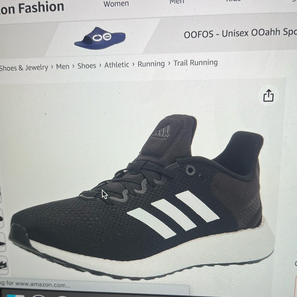 Adidas Pureboost 21 Men’s Running shoe. Size 12.